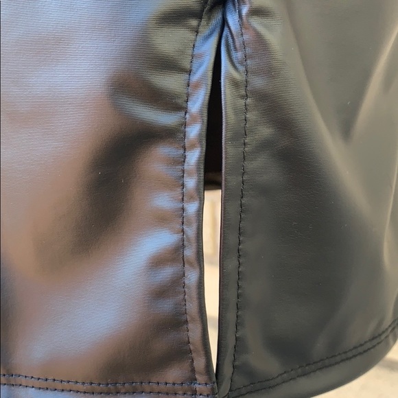 ❌DONATED❌Cherish Black High Waist Faux Leather Lined Pull On Skirt - Picture 5 of 7